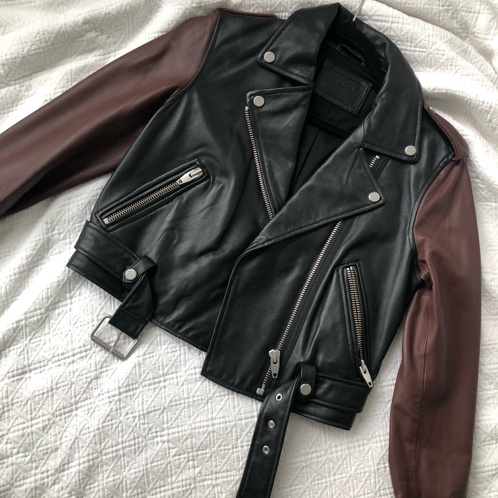 LF CROPPED LEATHER JACKET